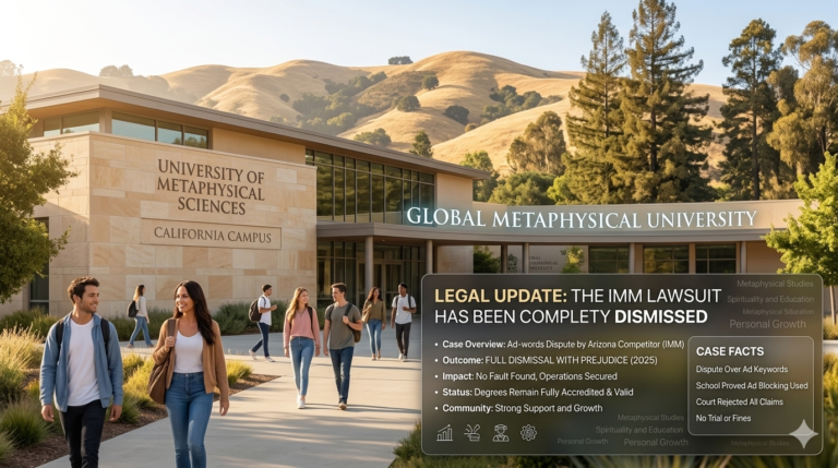 university of metaphysical sciences lawsuit