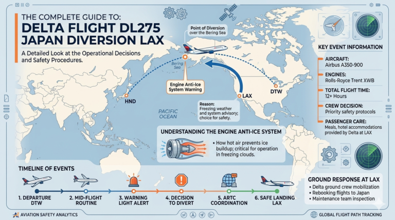 delta flight dl275 japan diversion lax